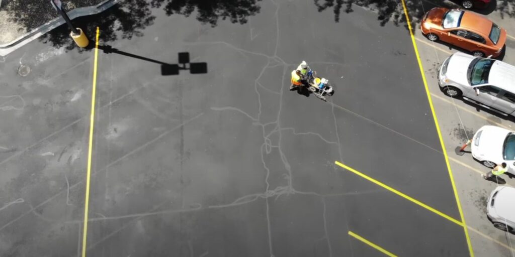 Line Striping Logic How Faded Paint Affects Safety and ROI on Utah Properties